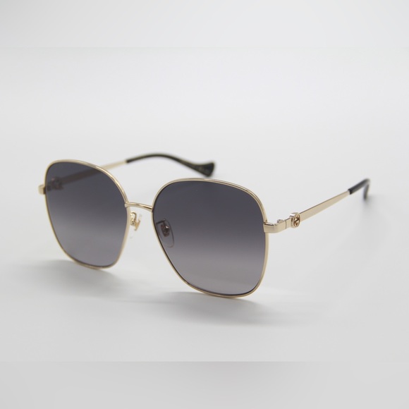 LIKE NEW GUCCI GG1089SA 001 + CHAIN WOMEN’S SUNGLASSES GUCCI GG1089SA 001 - Picture 7 of 12